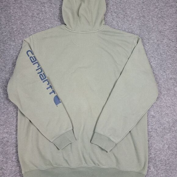 Carhartt Loose Fit Graphic Hoodie Men's Size XL Dusty Olive - Picture 2 of 11